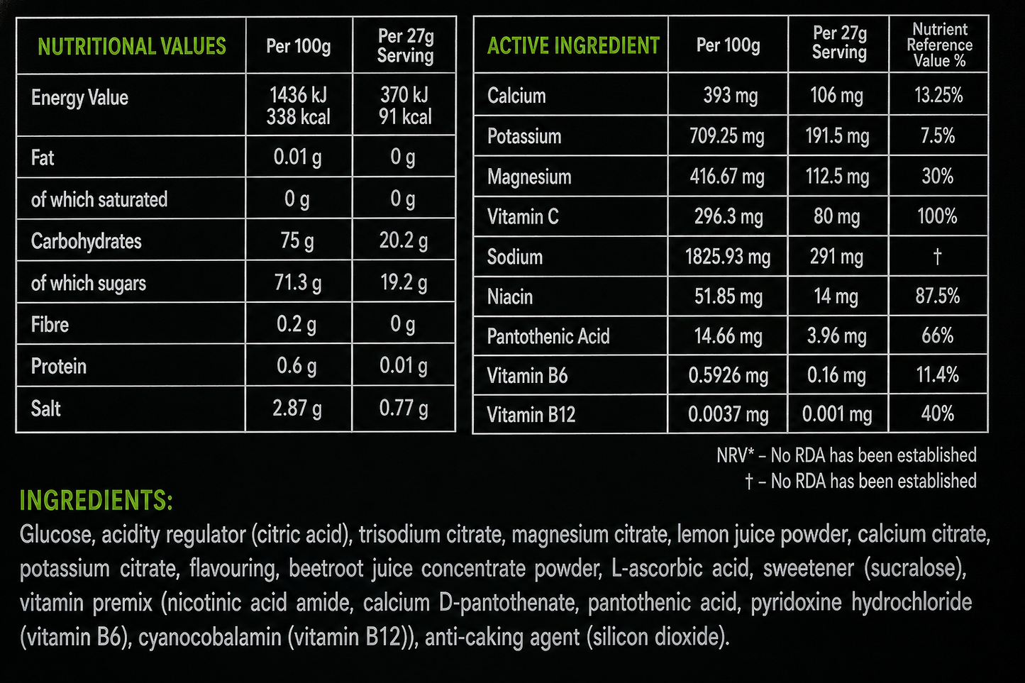 EMUL8 Electrolyte+ Orange