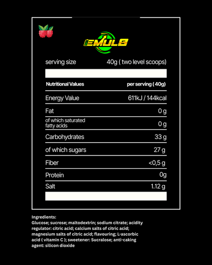 CARB MAX raspberry flavour